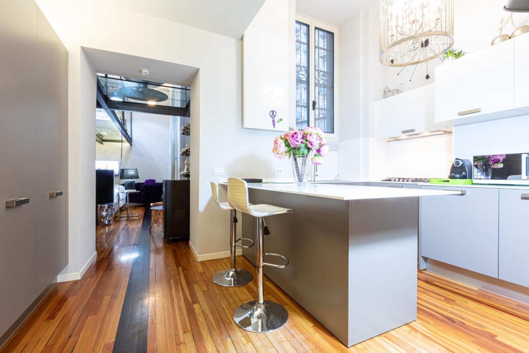 Fashion Maisonette In Town - Top Collection Milan Bagian luar foto
